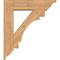 Ekena Millwork Merced Traditional Smooth Bracket w/ Offset Brace, Western Red Cedar, 7 1/2"W x 30"D x 34"H BKT0806X30X34MRC01SWR - alternate 4